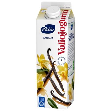 VALIO JOGURTTI VANILJA LAKTON 1KG