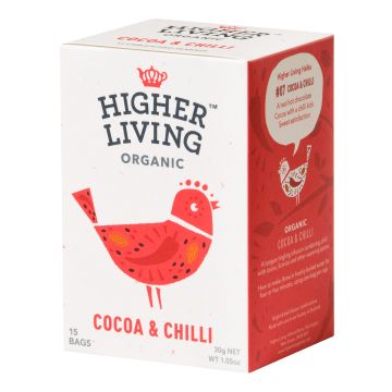 HIGHER LIVING COCOA & CHILI LUOMU 15PSS 37 G