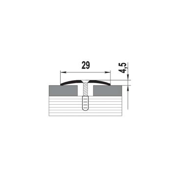 PISLA SAUMALISTA 29MM AL/HOPEA 180CM