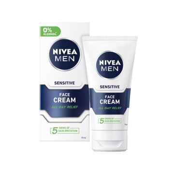NIVEA FOR MEN SENSITIVE MOISTURISER KASVOVOIDE 75 ML