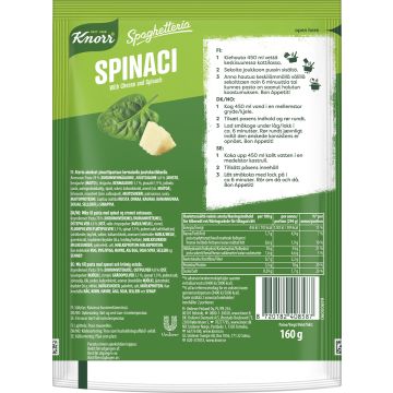 KNORR SPAGHETTERIA SPINACH 160 G