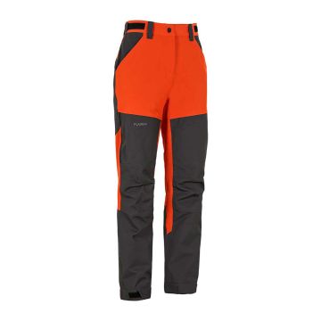 FLADEN NAISTEN TEKNISET HOUSUT 3.0 RUST/BLACK XL 4-WAY STRETCH