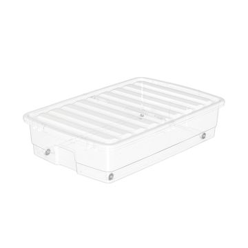 SMARTSTORE SÄNGYNALUSLAATIKKO 46 L TRANSPARENT