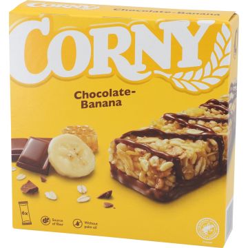 CORNY VÄLIPALAPATUKKA SUKLAA-BANAANI 6X25G 150 G