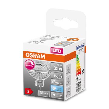 OSRAM LED SUPERSTAR MR16 KOHDELAMPPU 35 36 4,9W 4000K GU5.3