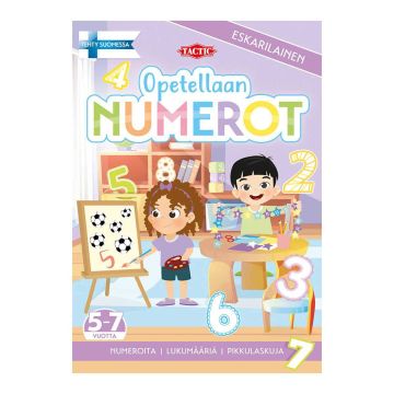 OPETELLAAN NUMEROT PUUHAKIRJA