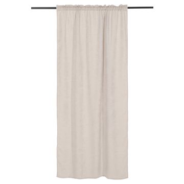 4LIVING PIMENTÄVÄ SIVUVERHO MOONA 135X240 VAALEA PELLAVA