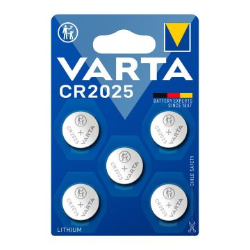 VARTA NAPPIPARISTO CR2025 5-PACK