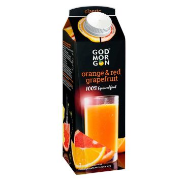 GOD MORGON CLASSIC ORANGE-RED GRAPEFRUIT 1L