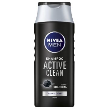 NIVEA MEN SHAMPOO ACTIVE CLEAN 250 ML
