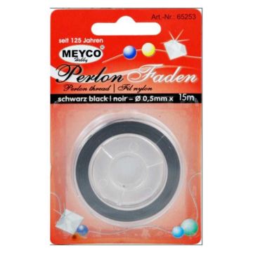 MEYCO NYLONLANKA 0,5MM X 15M MUSTA