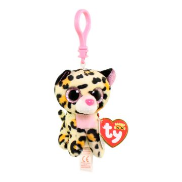 TY LIVVIE - BROWN/PINK LEOPARD CLIP