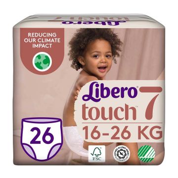 LIBERO TOUCH HOUSUVAIPPA KOKO 7 16-26 KG 26 KPL