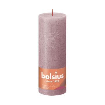 BOLSIUS PÖYTÄKYNTTILÄ 190/68 ASH ROSE