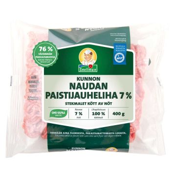 SNELLMAN KUNNON NAUDAN PAISTIJAUHELIHA 400 G