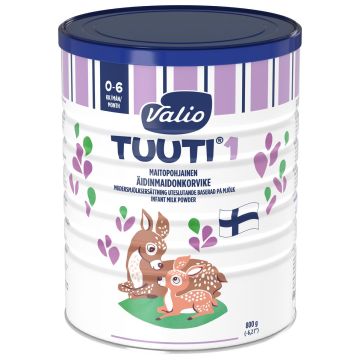 VALIO TUUTI 1 MAITOPOHJAINEN ÄIDINMAIDONKORVIKEJAUHE 800 G
