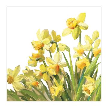 AMBIENTE LAUTASLIINA 33X33 GOLDEN DAFFODILS FSC MIX