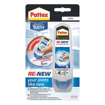 PATTEX RE-NEW SILIKONISAUMAN EHOSTAJA VALKOINEN 100 ML