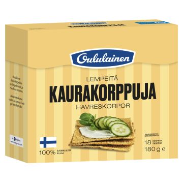OULULAINEN KAURAKORPPU 180 G