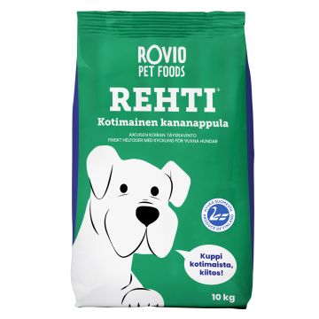 REHTI KOIRAN TÄYSRAVINTO KANA AIKUINEN 10 KG