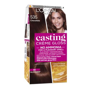 LOREAL CASTING CRÉME GLOSS 535 CHOCOLATE VAALEANRUSKEA KULTA MA