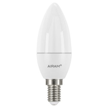 AIRAM LED KYNTTILÄLAMPPU OPAALI 4,9W E14 470 LM, 15 000H 2 KPL
