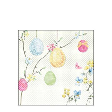 AMBIENTE LAUTASLIINA 25X25 HANGING EGGS FSC MIX