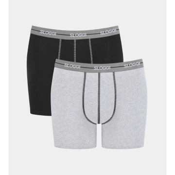 SLOGGI MEN START SHORT C 2-PACK GREY COMBINATION,VÄRI M013, 8