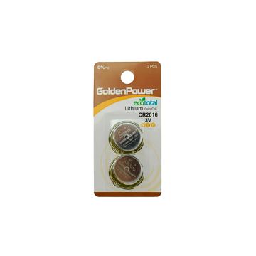GOLDEN POWER NAPPIPARISTO CR2016 2KPL