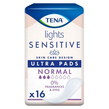 TENA LIGHTS SENSITIVE ULTRA SIDE NORMAL 16 16 KPL