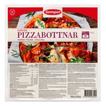 SEMPER PIZZAPOHJAT 2KPL GTON 300 G