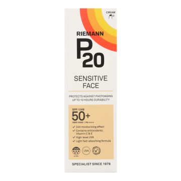 P20 SPF50+ SENSITIVE FACE CREAM AURINKOVOIDE 50 G