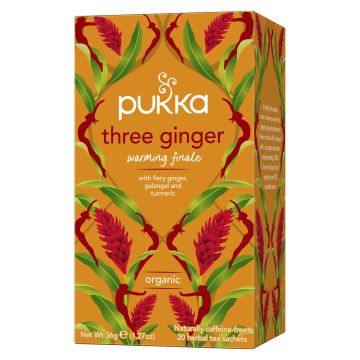 PUKKA THREE GINGER PUSSITEE 20PS 36 G