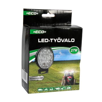 ECO LED TYÖVALO 9-32V 27W (9X3W) 1400LM EPISTAR