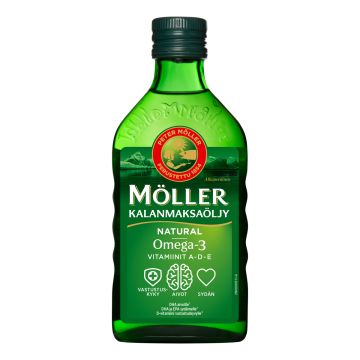 MÖLLER KALANMAKSAÖLJY NATURAL 250 ML