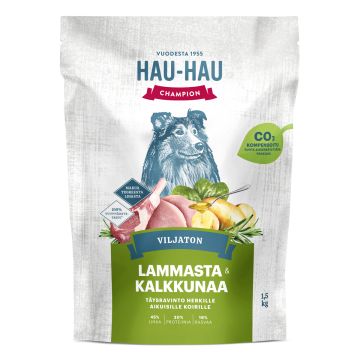 HHC VILJATON KOIRAN TÄYSRAVINTO LAMMAS-KALKKUNA 1,5 KG
