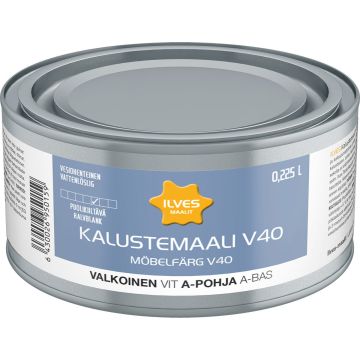 ILVES KALUSTEMAALI V40 A-POHJA 225 ML