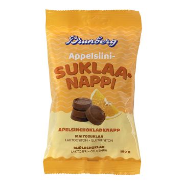 BRUNBERG APPELSIINSUKLAANAPPI PUSSI LAKTOOSITON 150 G