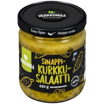 HERKKUMAA SINAPPIKURKKUSALAATTI 430 G