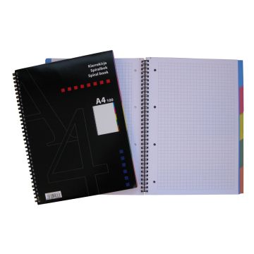 HAKEMISTOKIRJA A4,200 SIVUA, KIERRESELKÄ, VÄRILLINEN KIELEKE