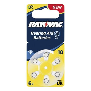 RAYOVAC KUULOKOJEPARISTO 10 AU