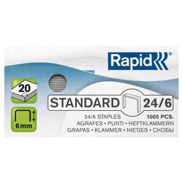 RAPID NIITTI 24/6MM 1M G STANDARD STAPLE