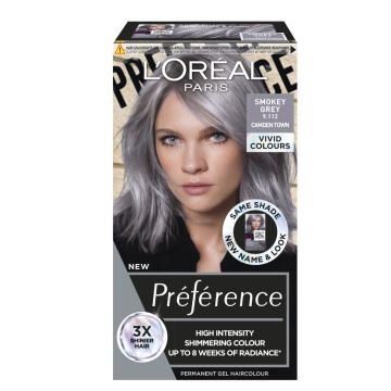 LOREAL PRÉFÉRENCE VIVID COLOURS SMOKEY GREY INTENSIIVINEN KESTO