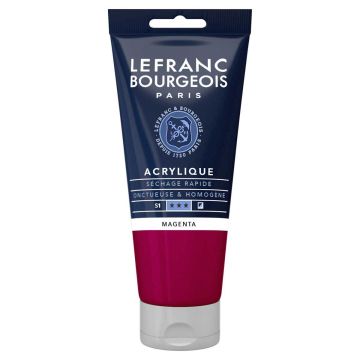 L&B FINE ACRYLIC 80ML 432 MAGENTA