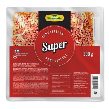 RIITAN HERKKU SENTTIPIZZA KINKKU-METWURSTI 280 G