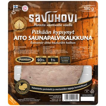 SAVUHOVI PITKÄÄN KYPSYNYT AITO SAUNAPALVIKALKKUNA 180 G