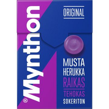 MYNTHON MUSTAHERUKKA SOKTON KURKKUPASTILLI 85 G
