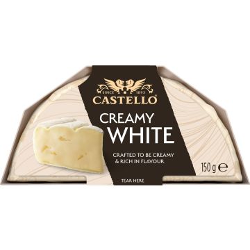 CASTELLO WHITE VALKOHOMEJUUSTO 150 G