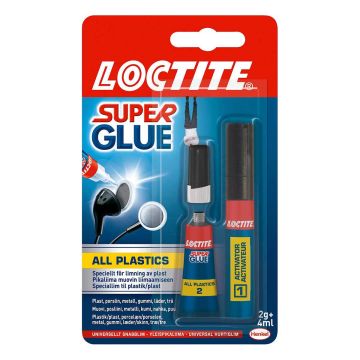 LOCTITE PIKALIIMA MUOVI SUPER GLUE PLASTICS 2G/4ML 2 G