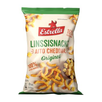 ESTRELLA LINSSISNACKS CHEDDAR 125 G